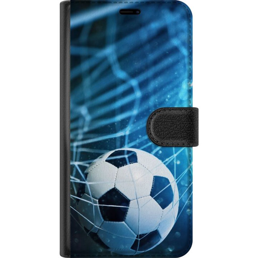 Apple iPhone 18 Pro Musta Lompakkokotelo Fotboll