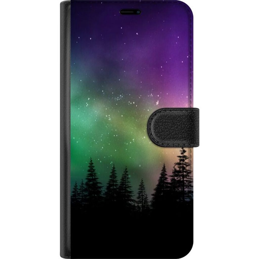 Apple iPhone 18 Pro Musta Lompakkokotelo Norrsken