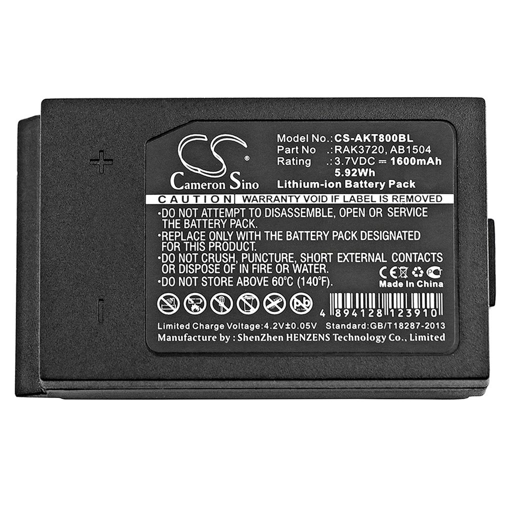Akerstroms Jupiter 10bd, 3.7V, 1600 mAh