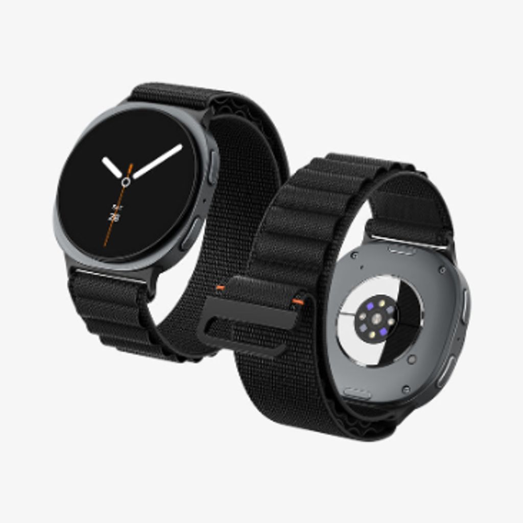 Spigen WBF1 Urrem til Samsung Galaxy Watch 9/8 40/44/46mm - Sort