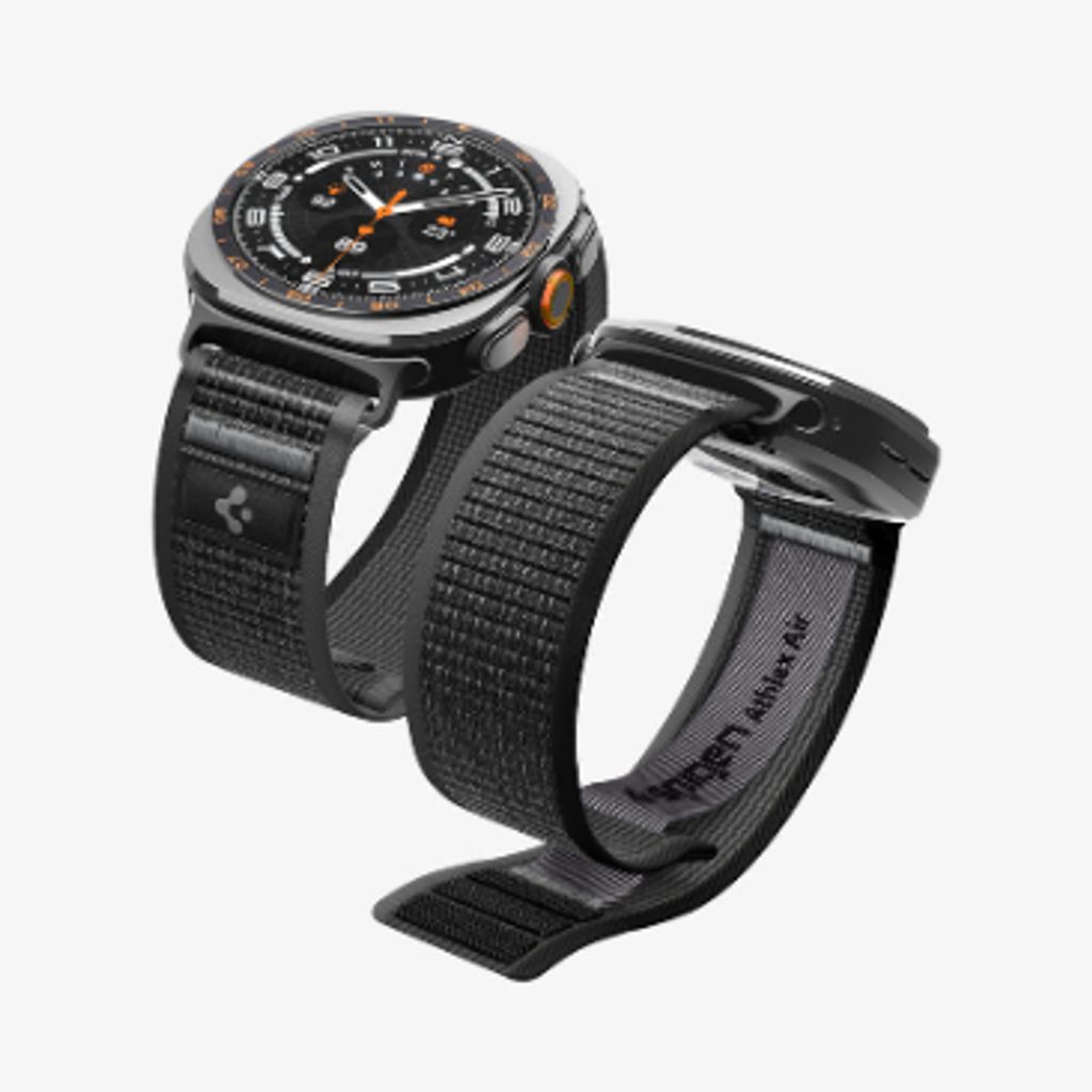 Spigen Athlex Air Band - Galaxy Watch Ultra 47mm - Sort/Grå