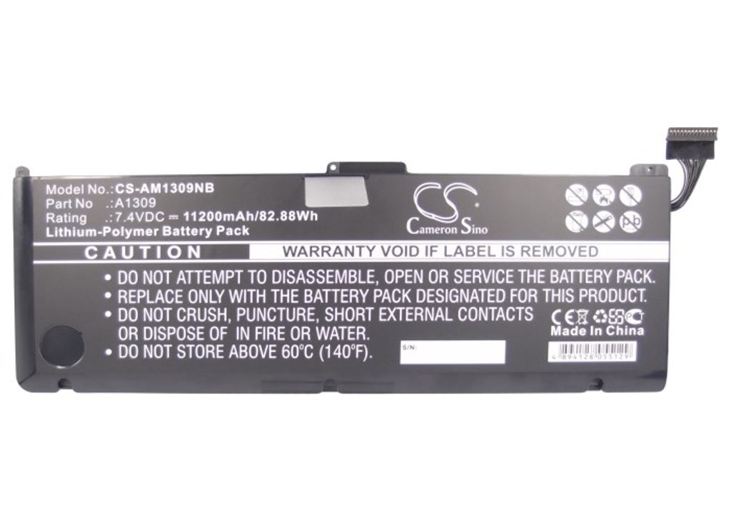 Apple MacBook Pro 17 A1297 Mid2009, 7.4V, 11200 mAh