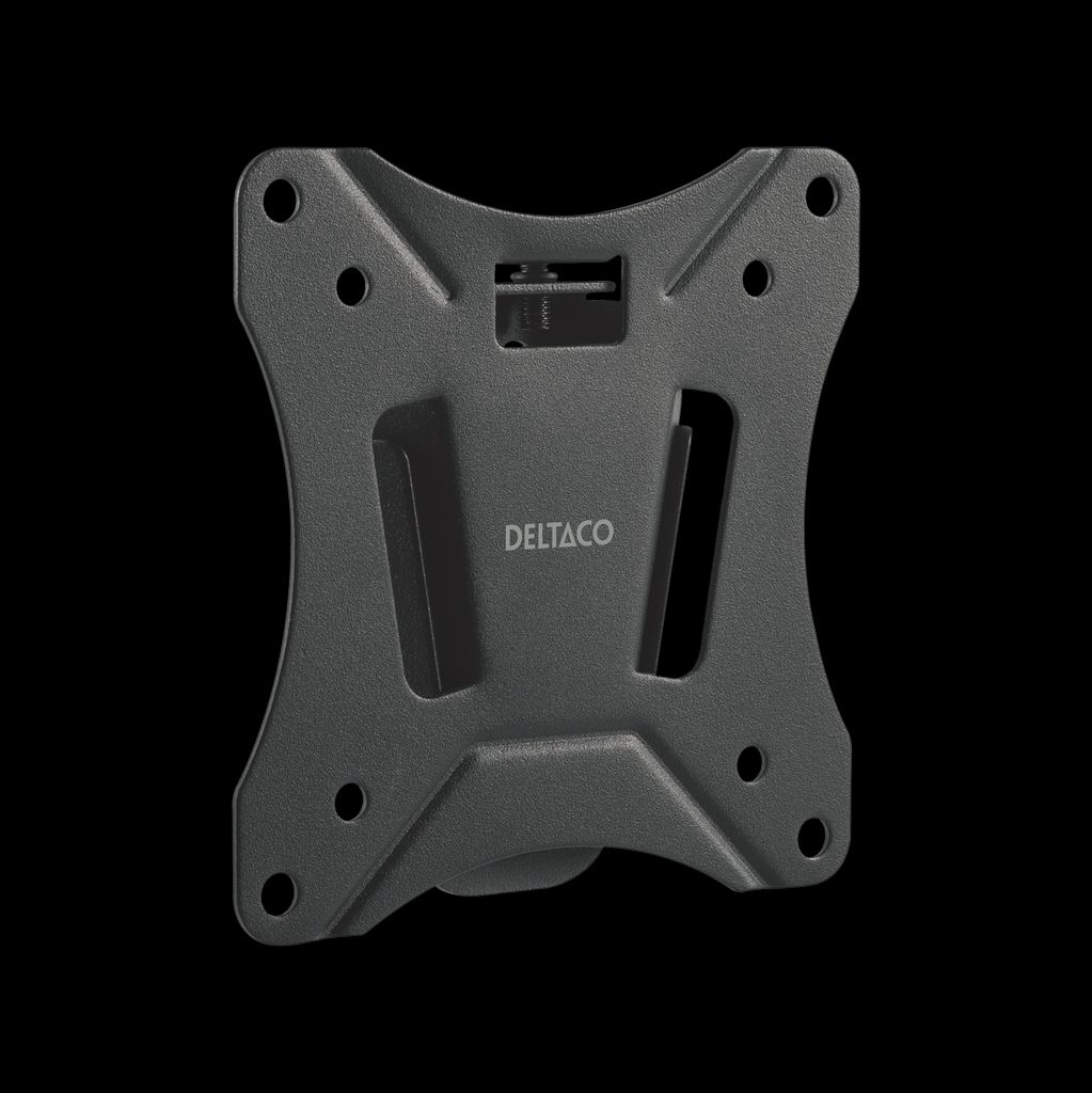 Deltaco Office Compact Slim fast vægbeslag 13-27 tommer - sort