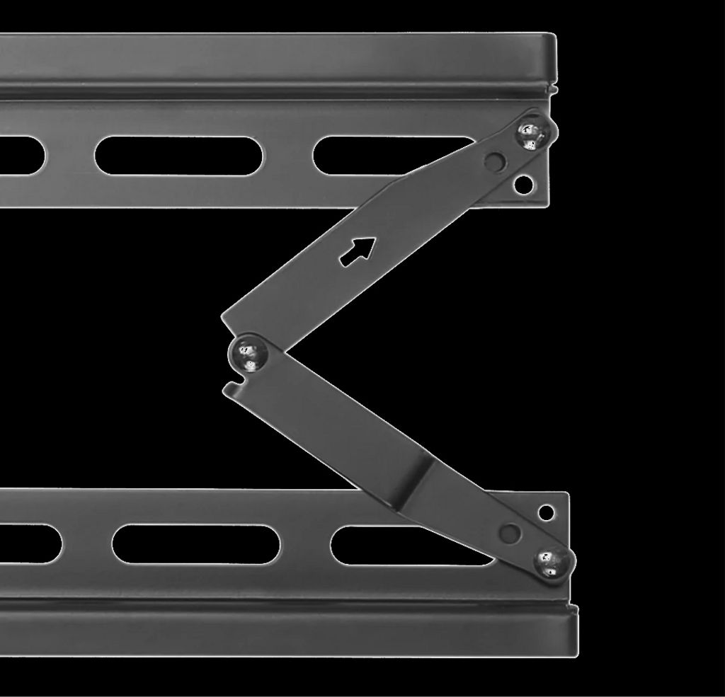 Deltaco OFFICE fast, foldbart vægbeslag 32-70 tommer - sort