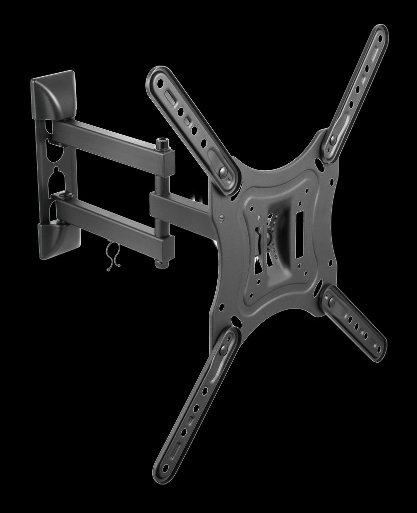 Deltaco OFFICE fuldt artikulerende vægbeslag 23-55 tommer - sort