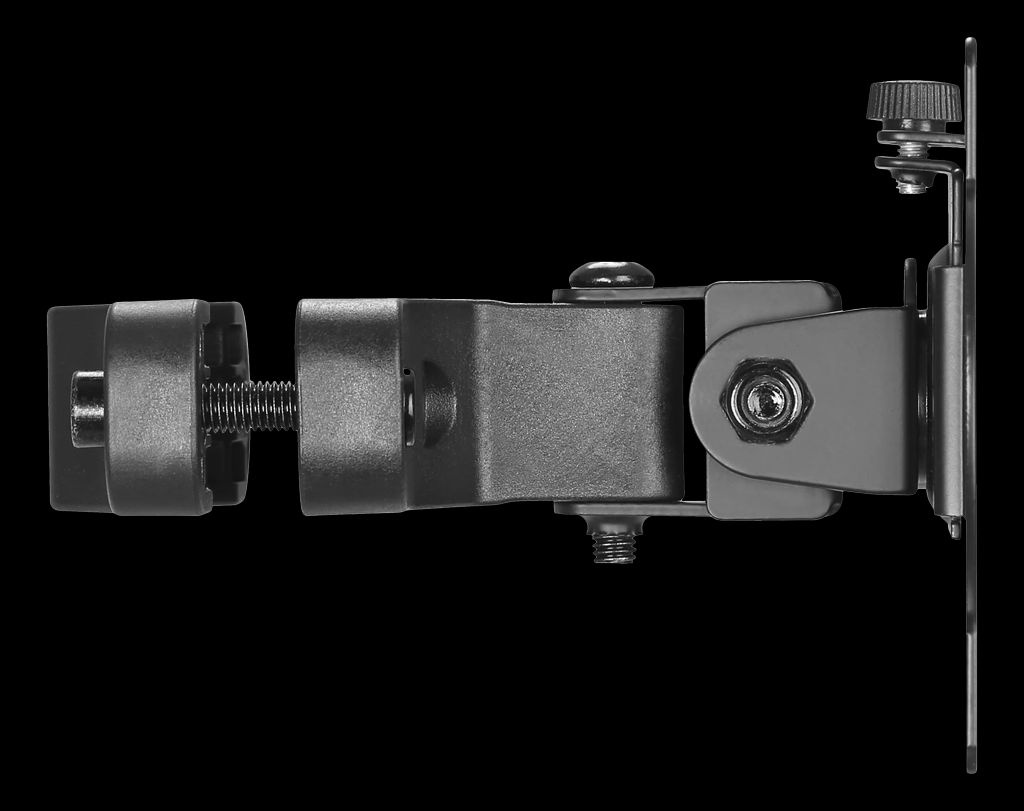 Deltaco OFFICE ARM-0304 skjermarm for stangmontering – svart, 17–32"