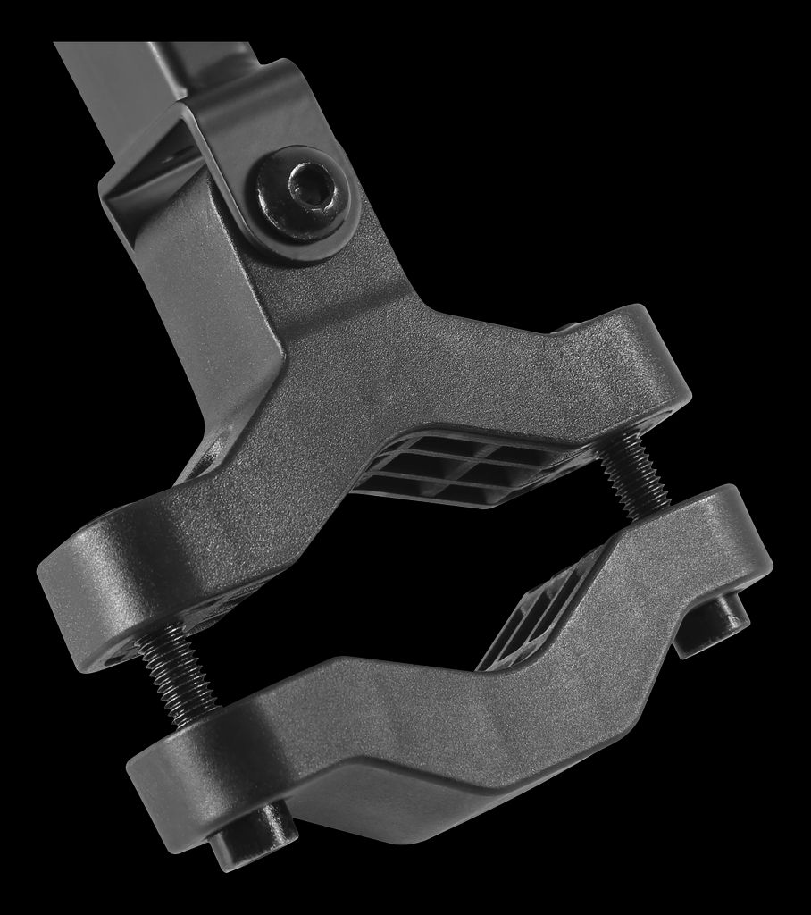 Deltaco OFFICE ARM-0304 skjermarm for stangmontering – svart, 17–32"