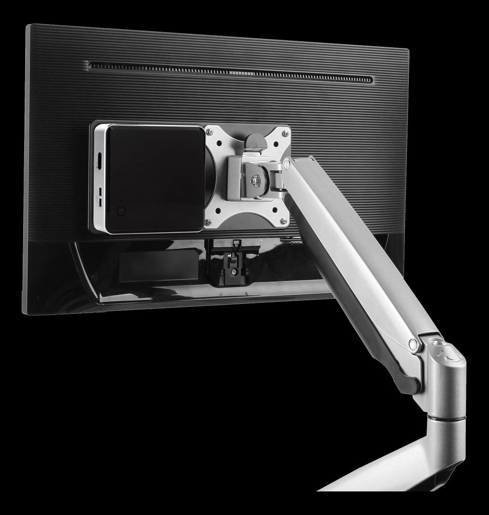 Deltaco OFFICE udvidet VESA-adapter til mini-pc - sort