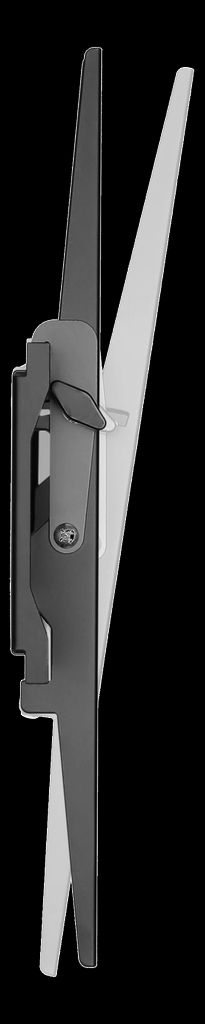 Deltaco vægbeslag til skærm og TV 37-70 tommer, vipbar - sort