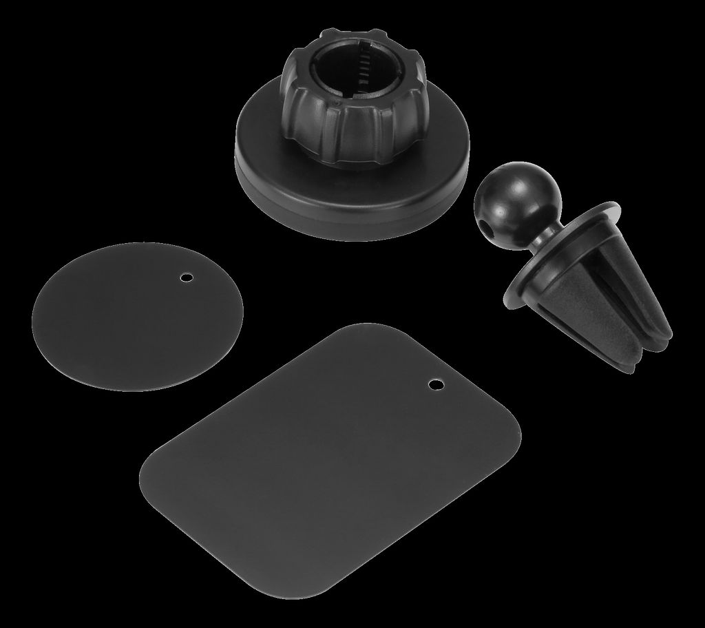 DELTACO Magnetisk Mobiltelefon Holder til Bil med Air Vent Mount - Sort