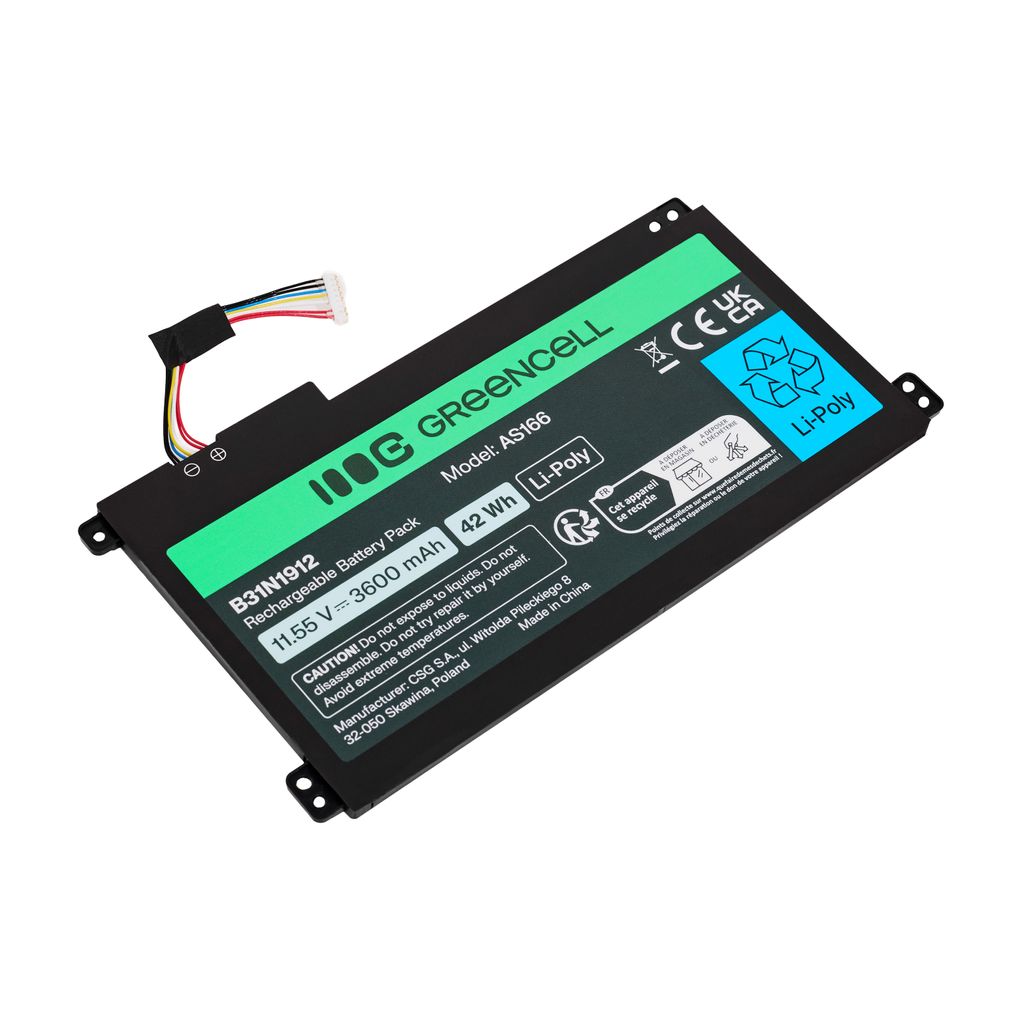 Green Cell-batteri til Asus C31N1912 / B31N1912 3HWPP ASUS VivoBook 14