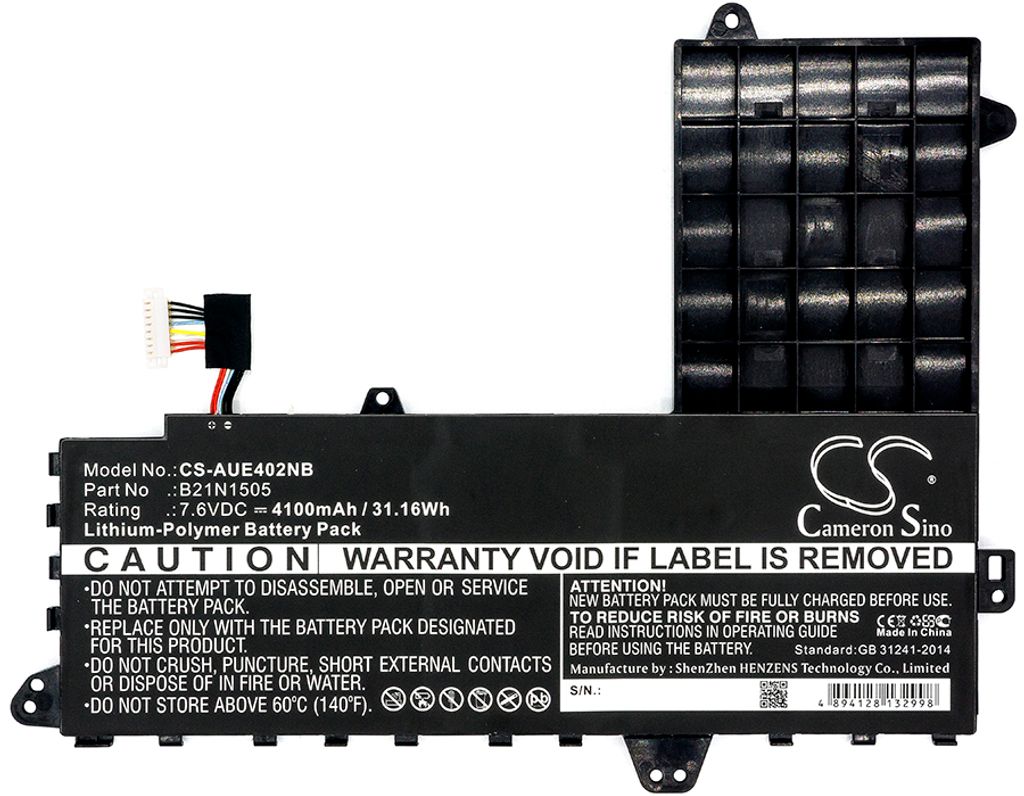 Asus X402NA-GA259T, 7.6V, 4100 mAh
