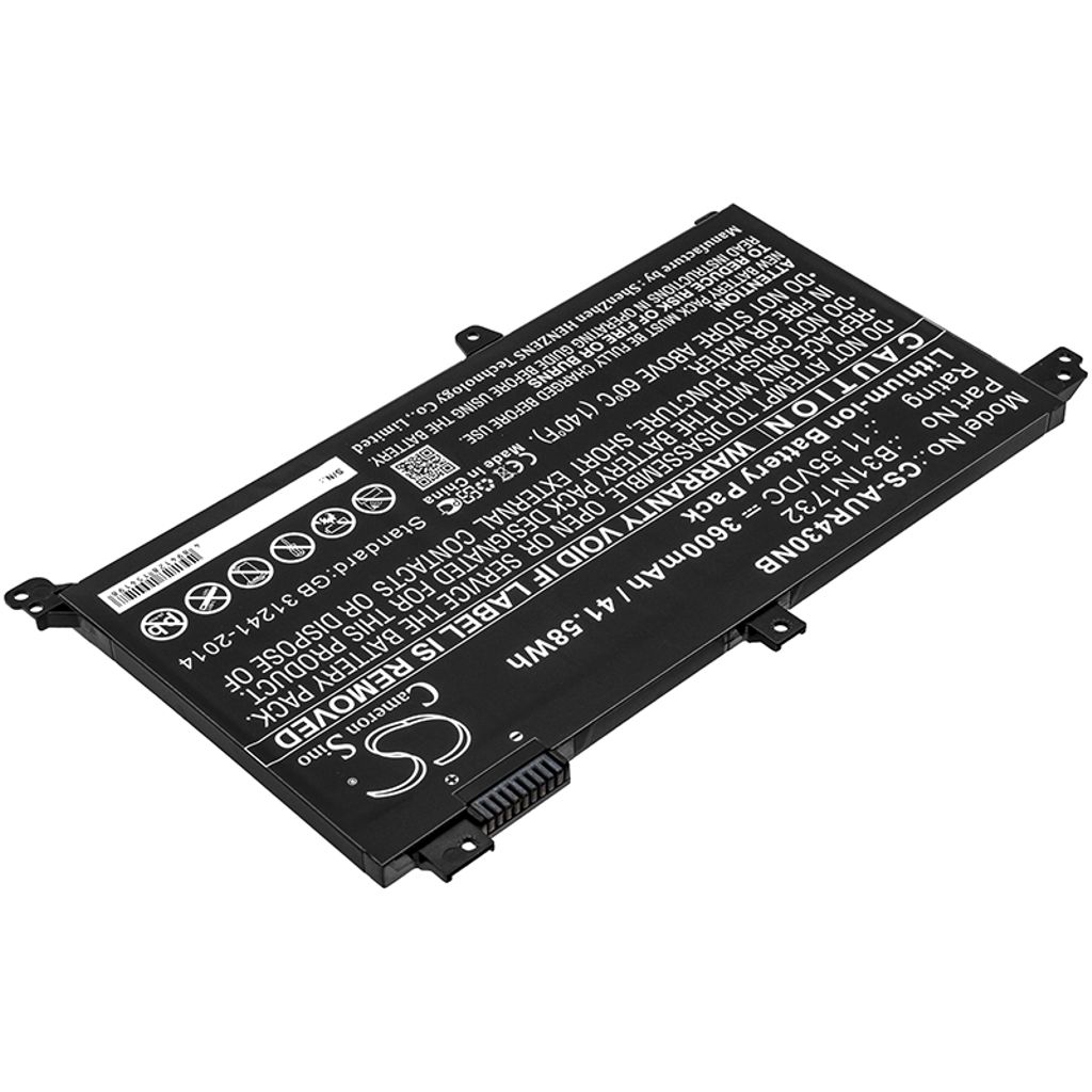 Asus V430FA, 11.55V, 3600 mAh
