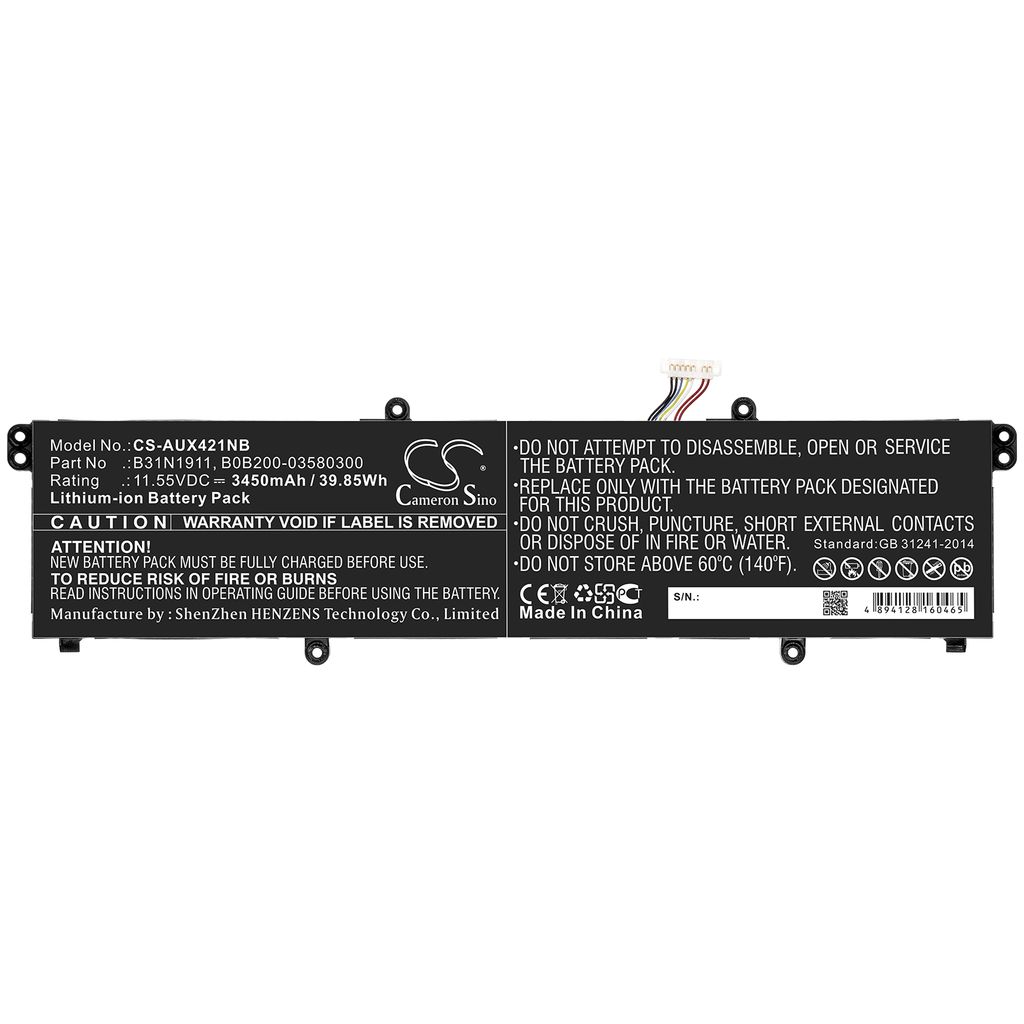 Asus VivoBook Flip 14 TM420IA-EC172T, 11.55V, 3450 mAh