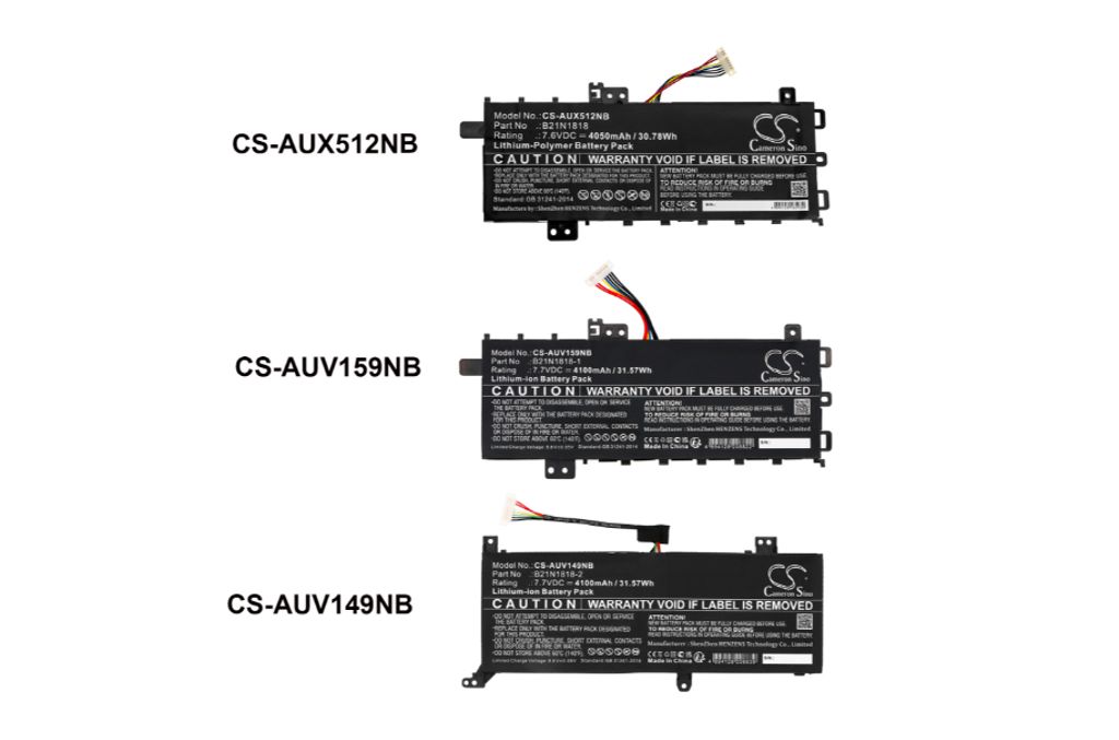 Asus VivoBook 17 X712FB-AU433T, 7.6V, 4050 mAh