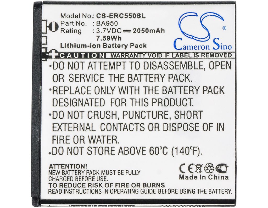 BA-950 erstatningsbatteri