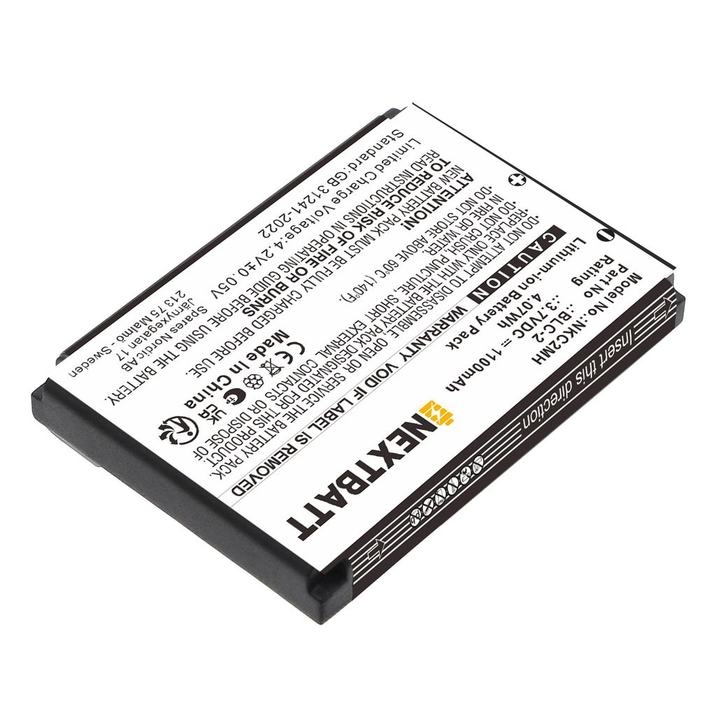 BLC-2 erstatningsbatteri