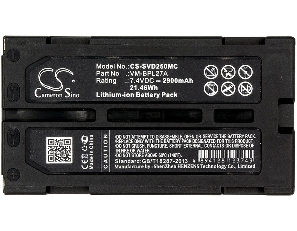 Hitachi VM-H845L, 7.2V, 2200 mAh
