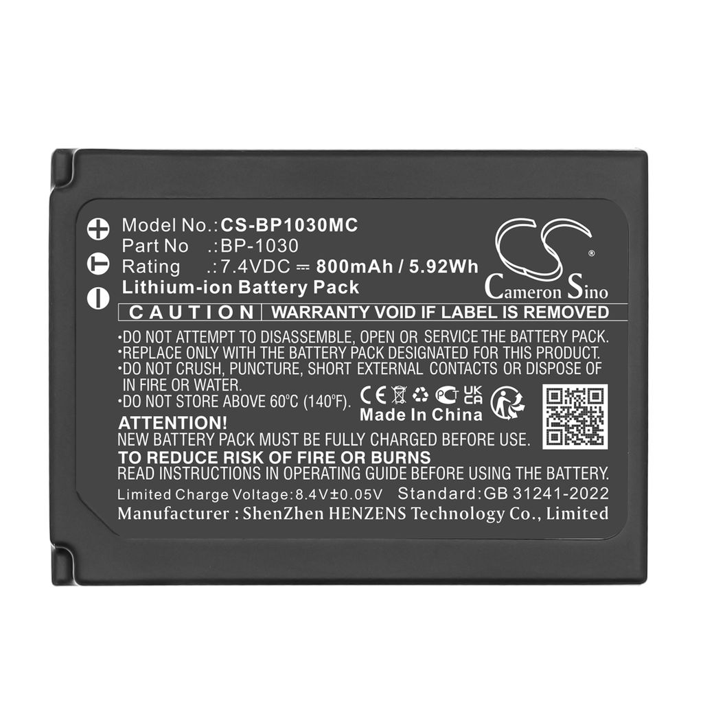 BP1030 erstatningsbatteri