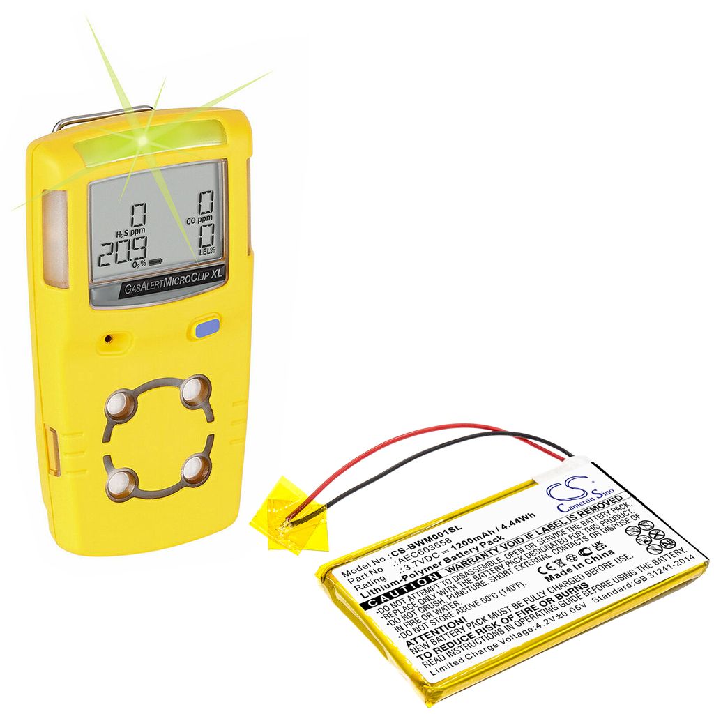 Bw MC-XW00, 3.7V, 1200 mAh