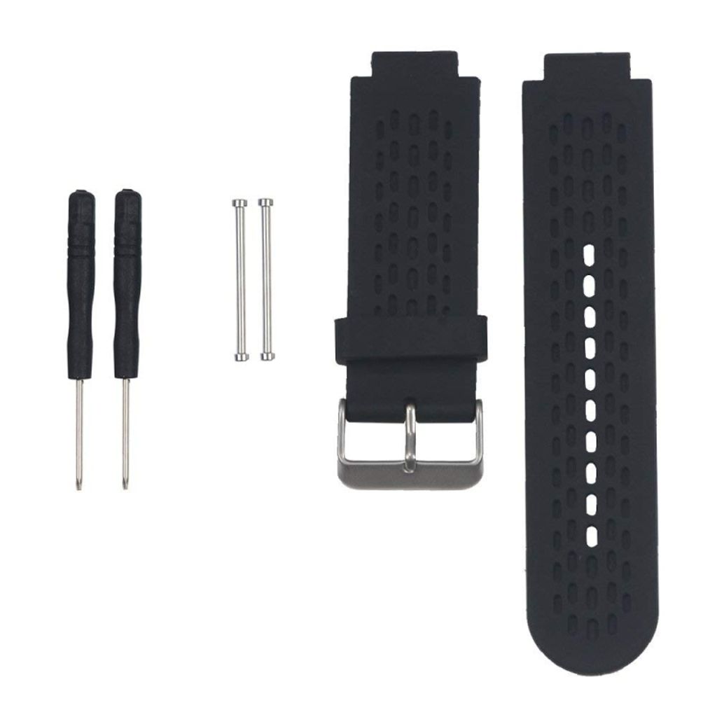 Garmin Approach S2 / S4 Klokkereim i silikon ensfarget - Svart