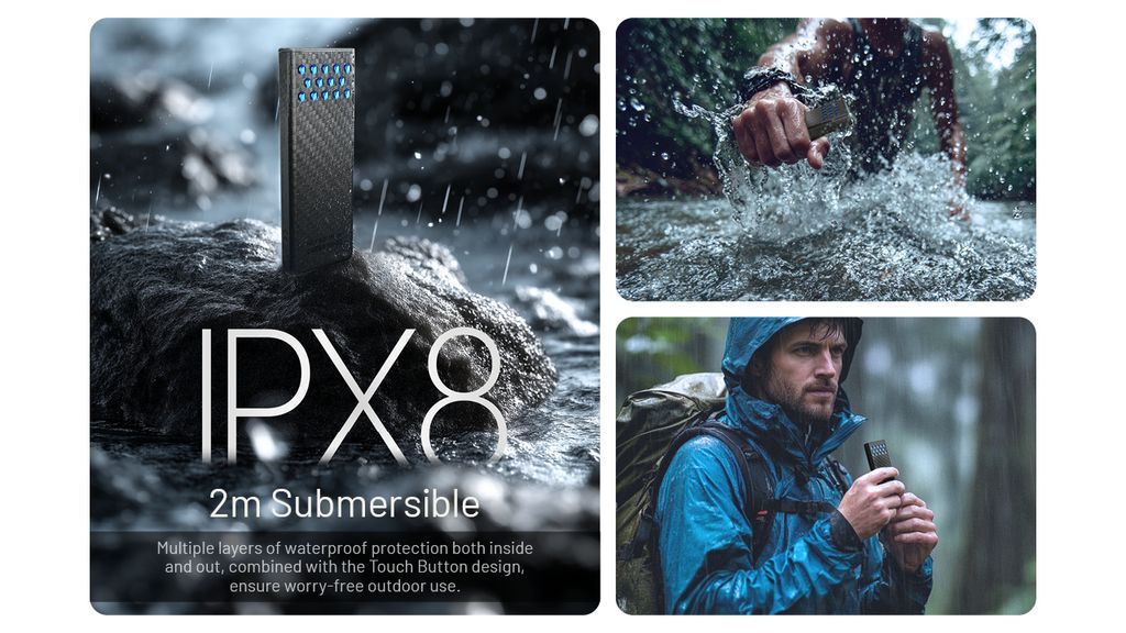 Nitecore CARBO 10000 Gen2 Powerbank 10000mAh med 2 USB-C portar samt laddningskabel