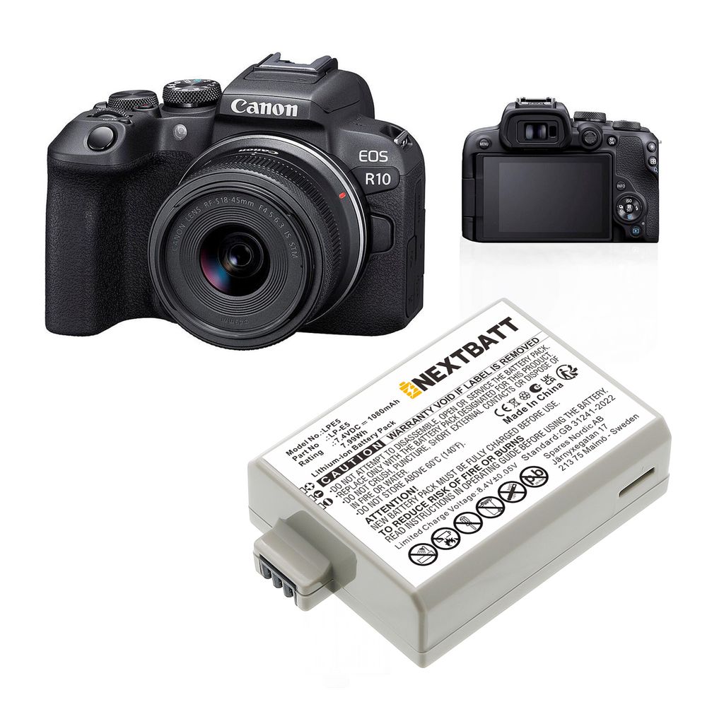 Canon LP-E5 EOS450D 500D 1000D etc. 7.4V 1500mAh