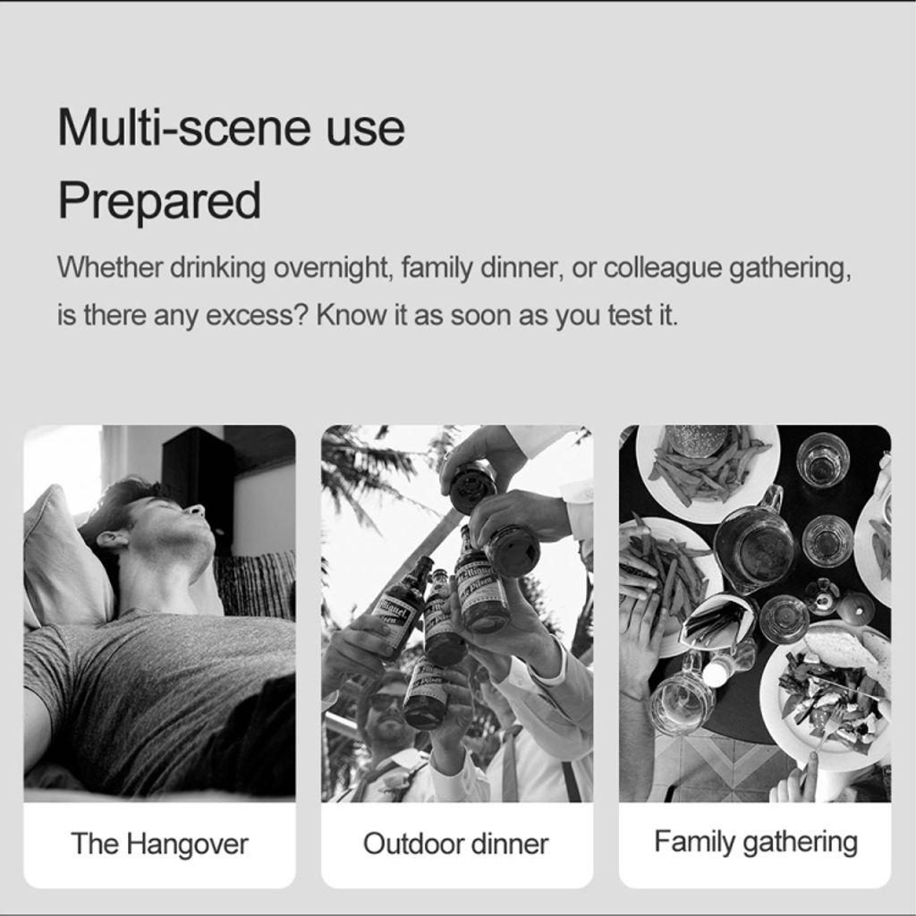 Xiaomi Youpin Lydsto Digitaalinen Alkoholimittari - Musta