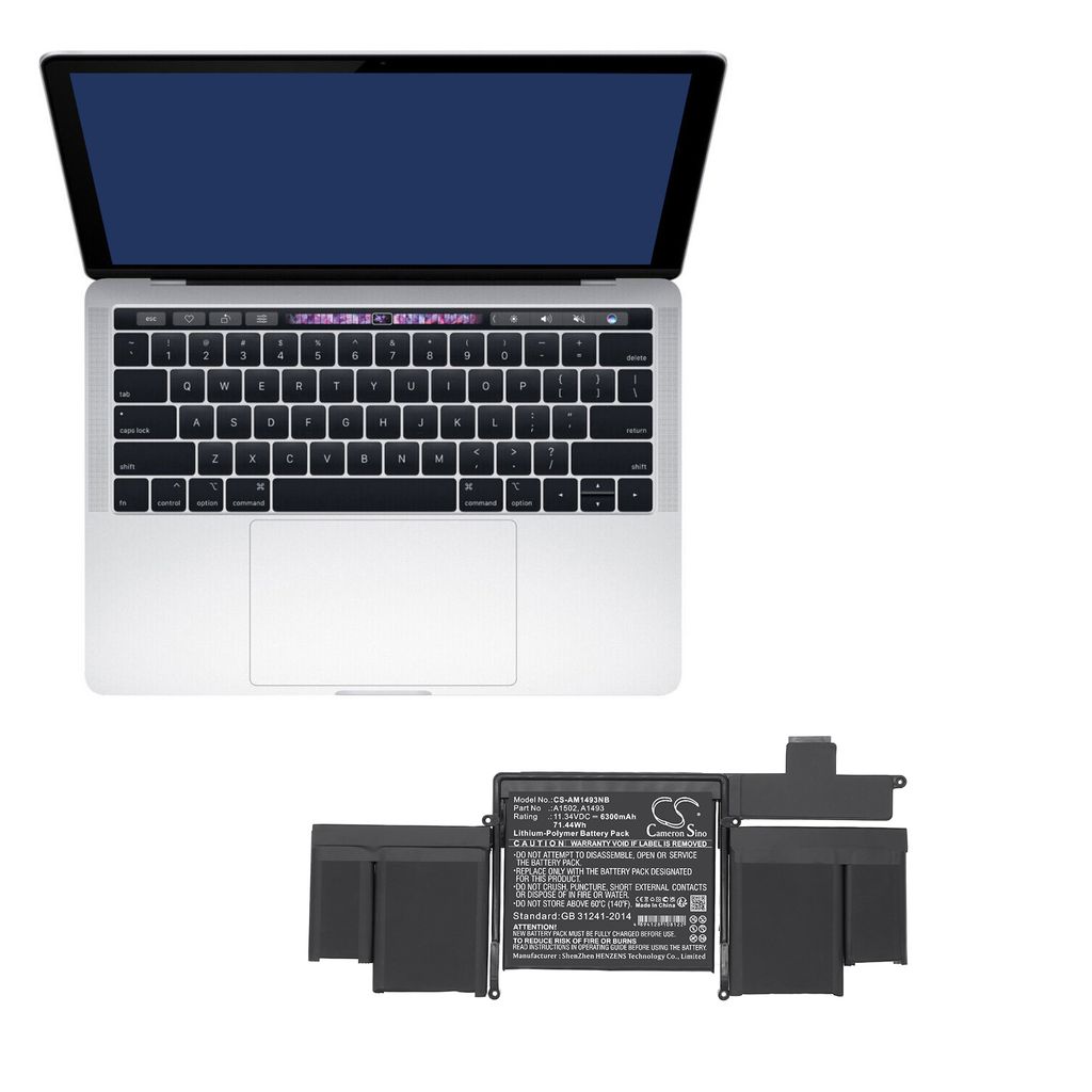 A1493 för Apple, 11.34V, 6300 mAh