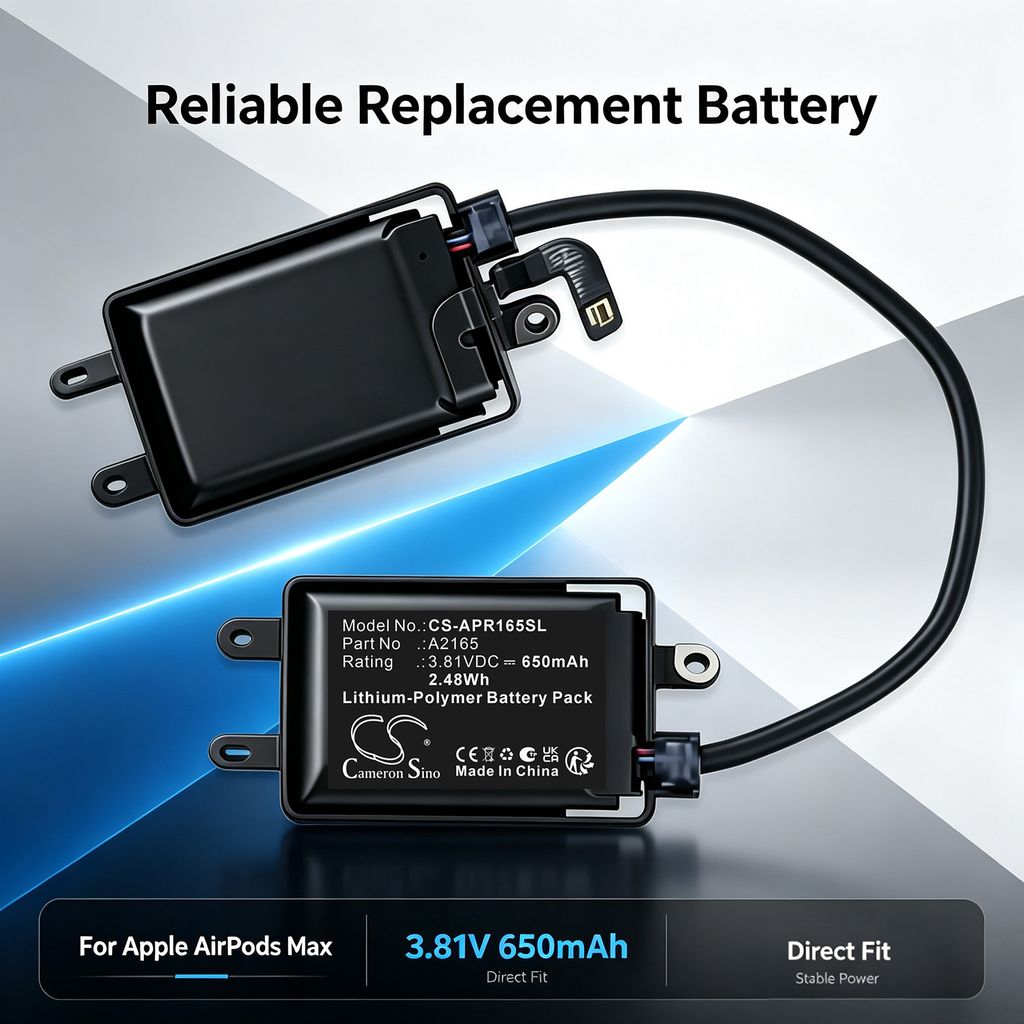A2165 för Apple, 3.81V, 650mAh