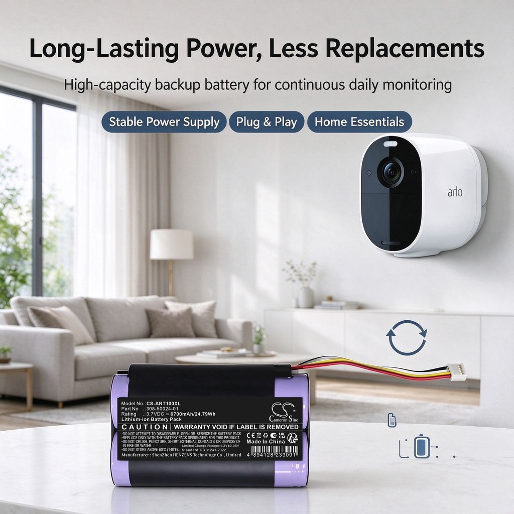 Arlo VMC2030, 3.7V, 6700mAh