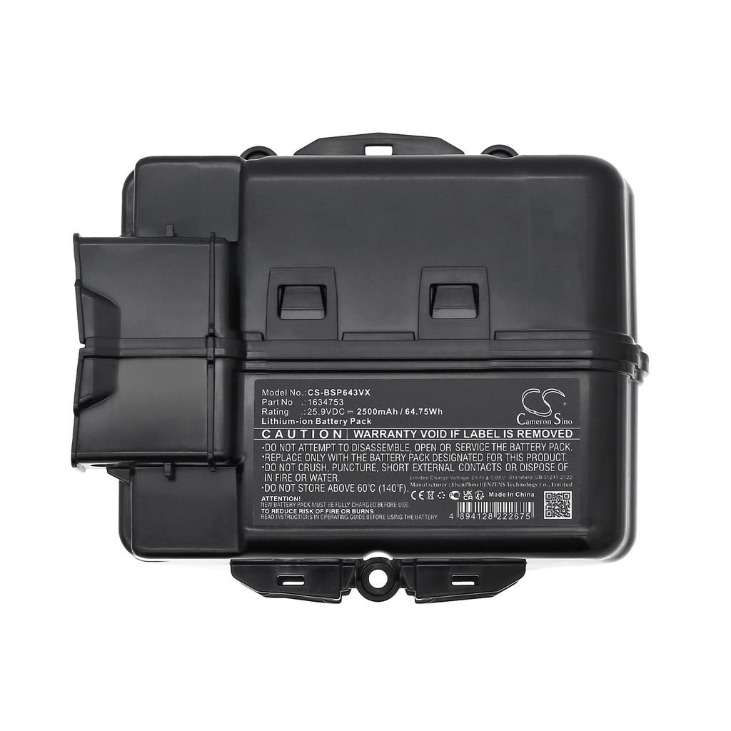 Batteri til Bissell 37643 etc.
