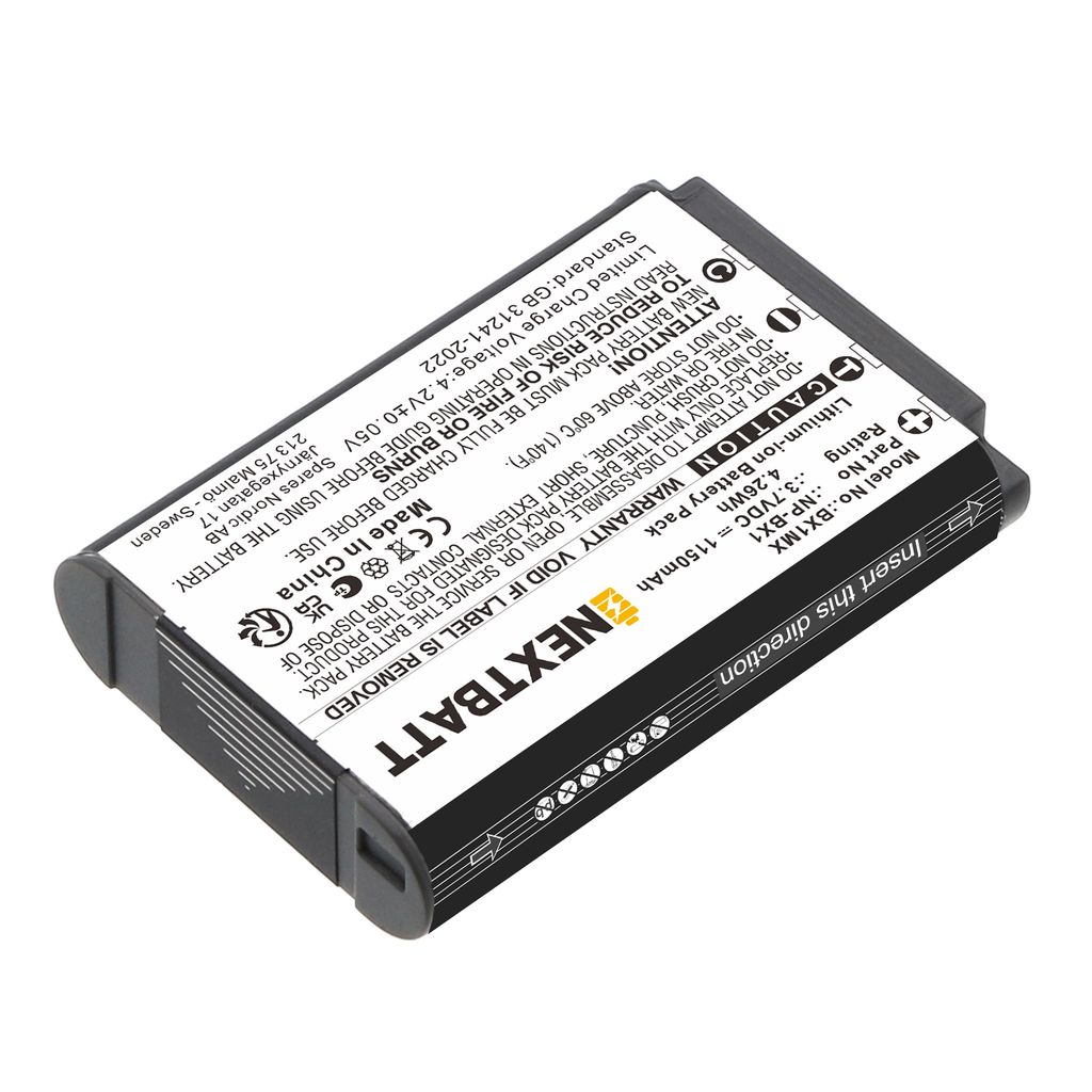 Sony Cyber-Shot DSC-RX1R/B 3,6 (3,7)V 1150mAh