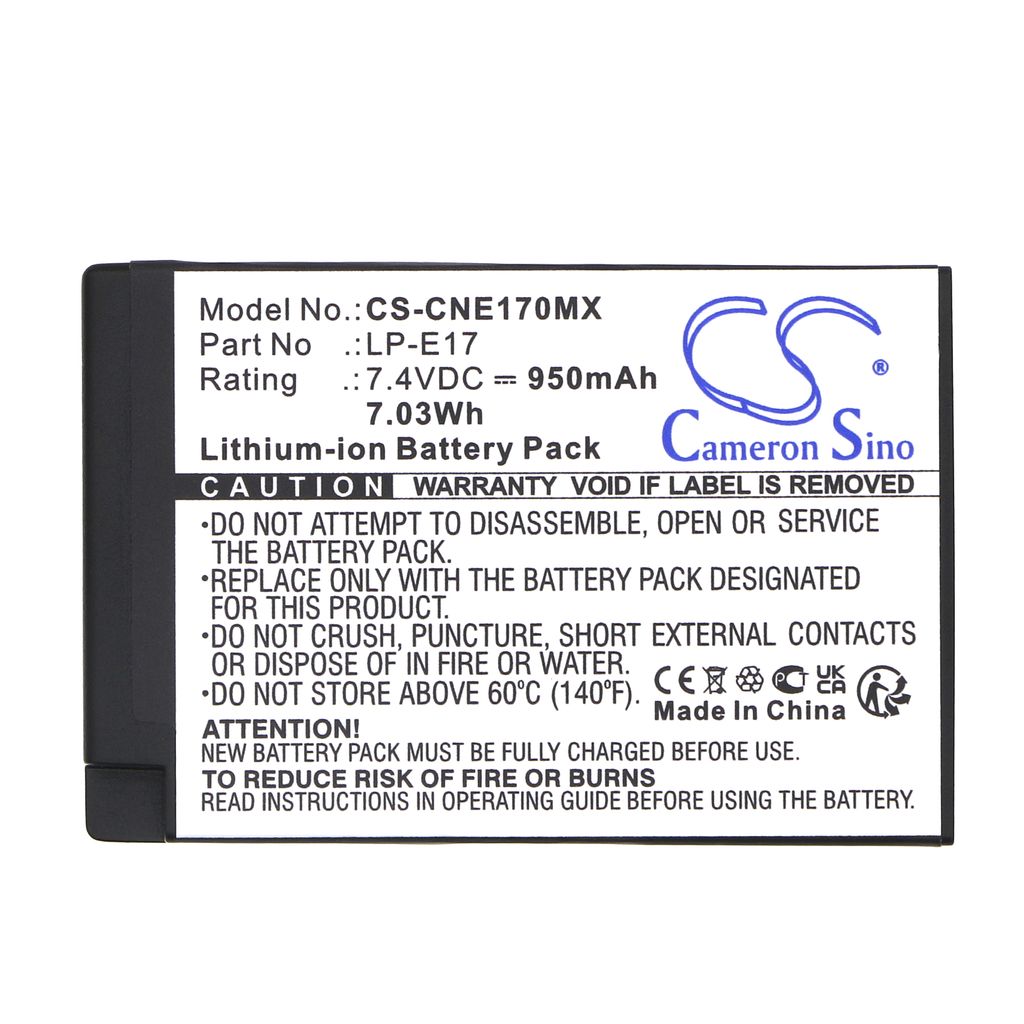 Battery for Canon LP-E17