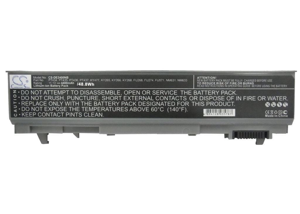 W0X4F för Dell, 11.1V, 4400 mAh