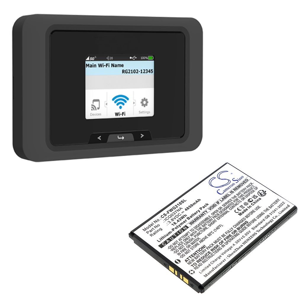 A50, 3.8V, 4850mAh