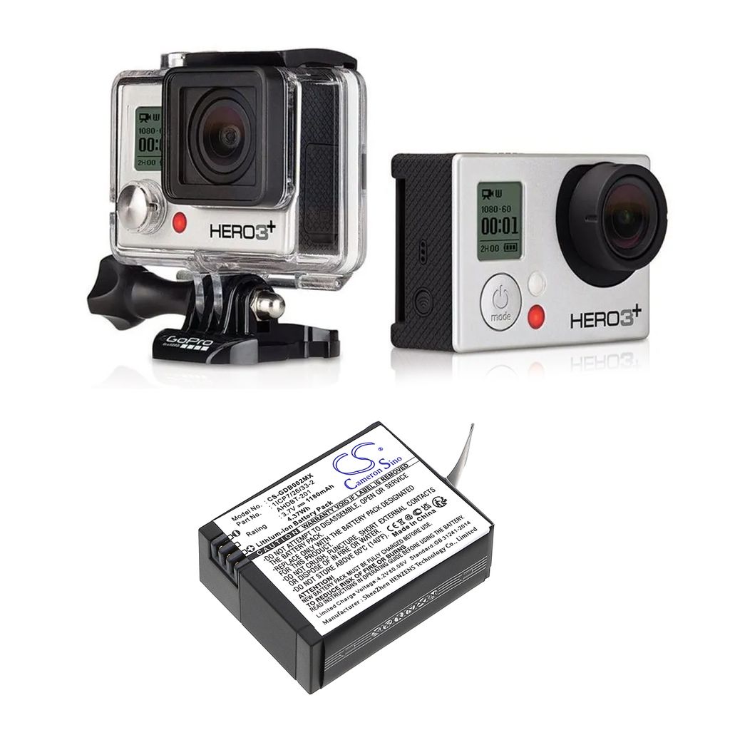 GoPro HD Hero3 etc. akku 