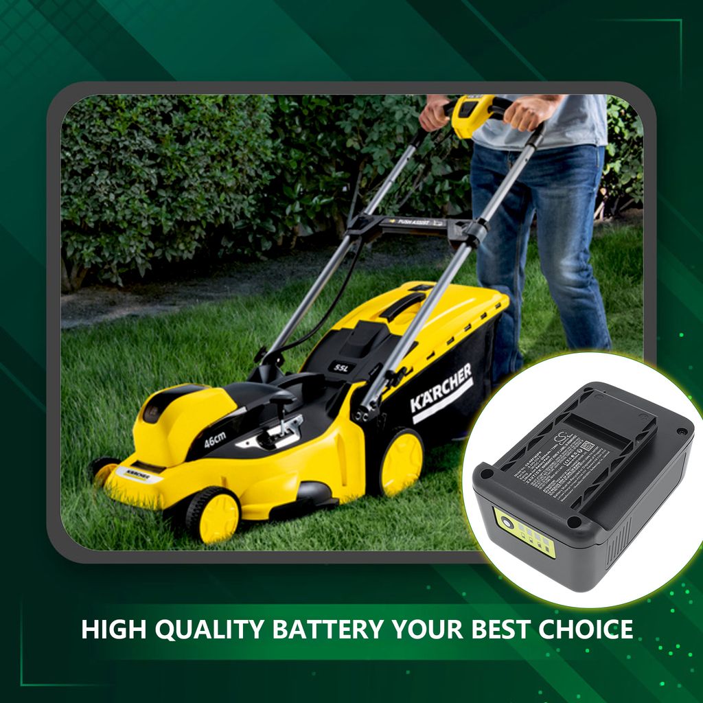 Karcher Sladdlös gräsklippare LMO 36-40 etc.