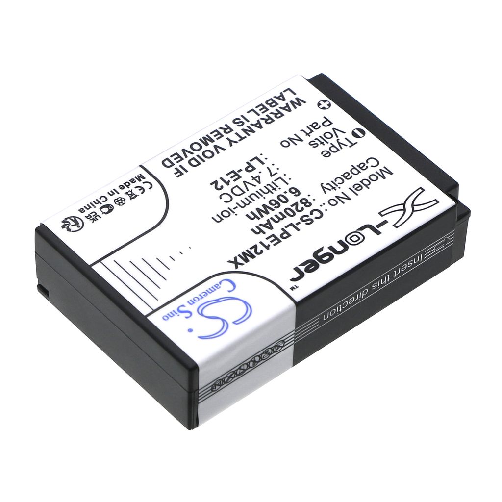 LP-E12 erstatningsbatteri