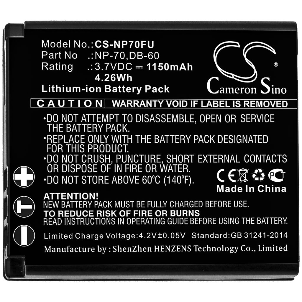 Leica D-LUX 4, 3,6 (3,7)V, 1100mAh