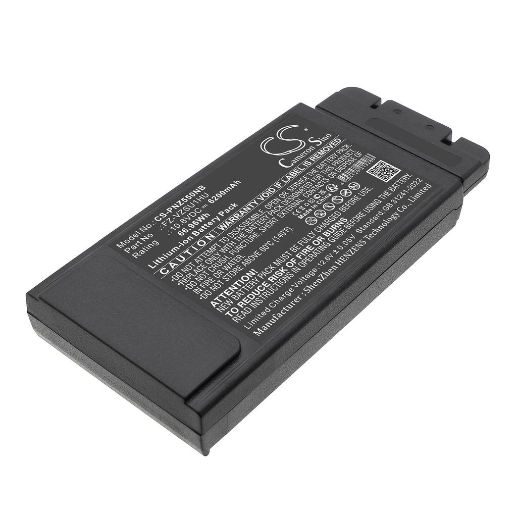FZ-VZSU1HU för Panasonic, 10.8V, 6200mAh