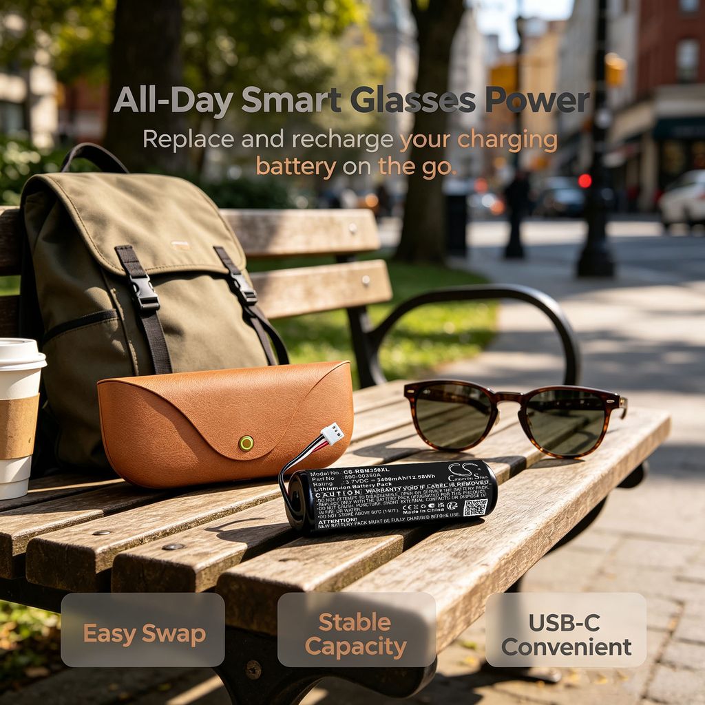 Ray-ban Meta Wayfarer Laddfodral etc.