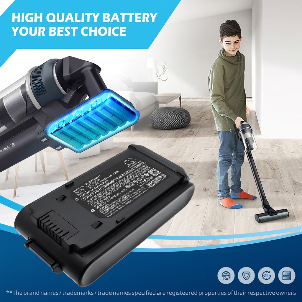 Samsung Bespoke Jet Pet Stick Dammsugare etc.