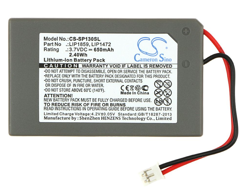 LIP1472 för Sony, 3.6V (3.7V), 650 mAh