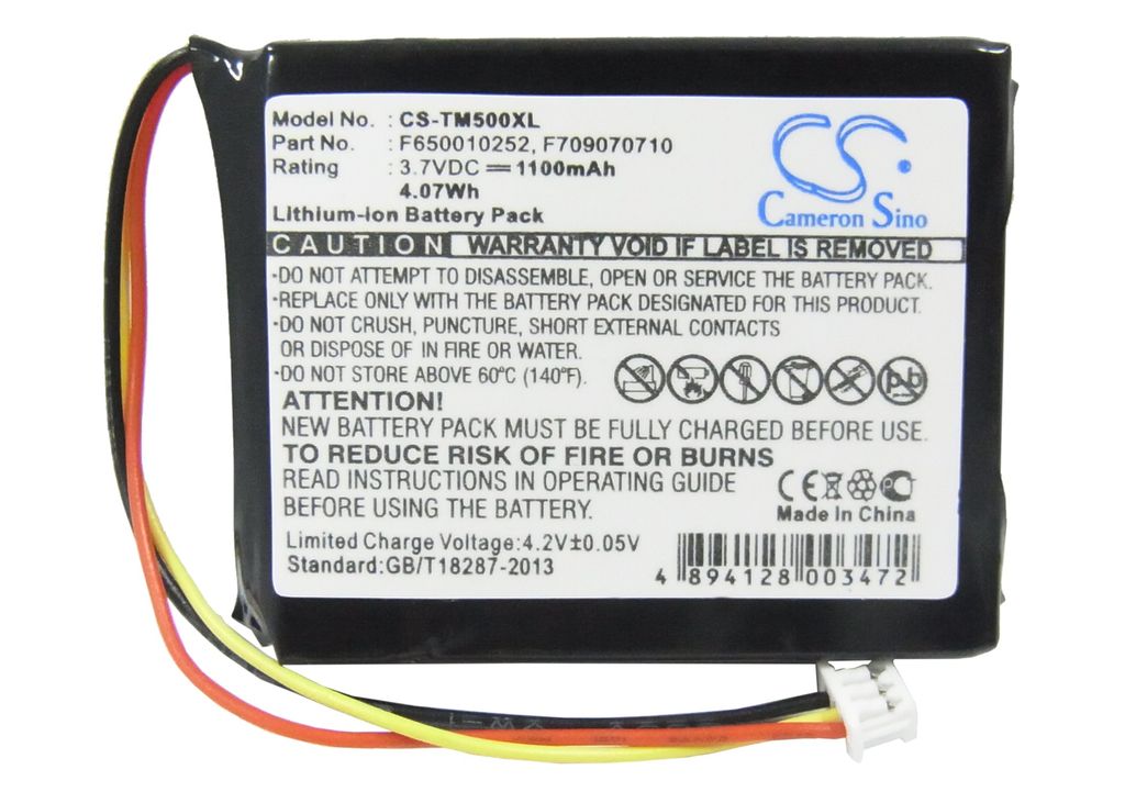 Tomtom One S4L, 3.6(3.7V), 1100 mAh