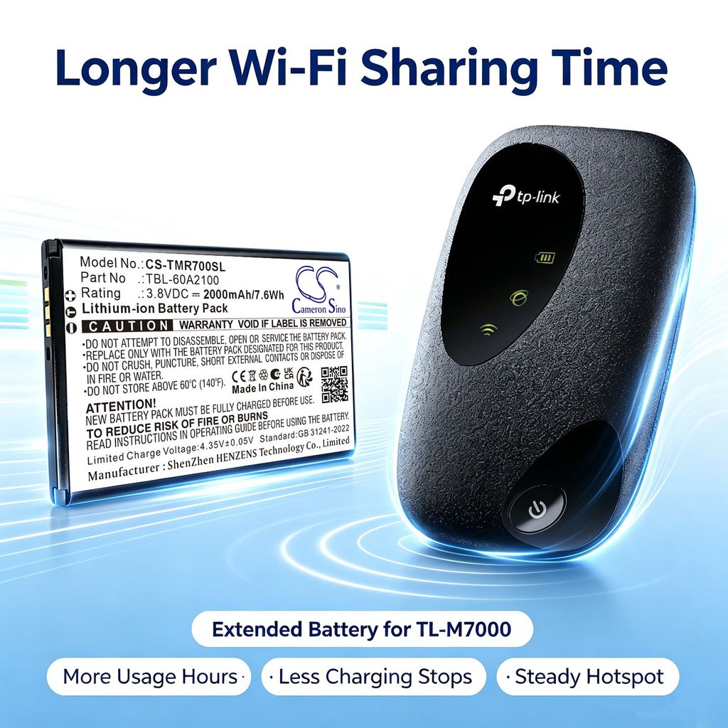 TP-Link TL-M72001, 3.8V, 2000mAh