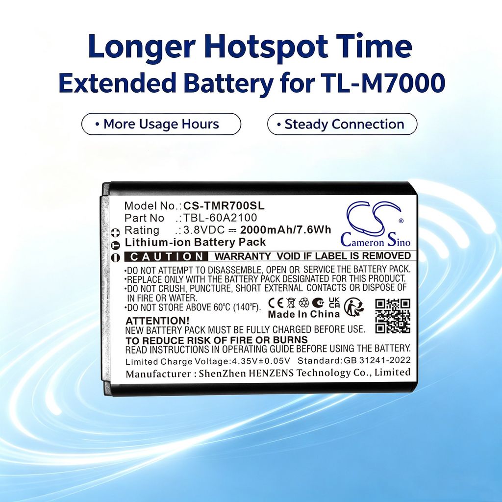 TP-Link TL-M72001, 3.8V, 2000mAh