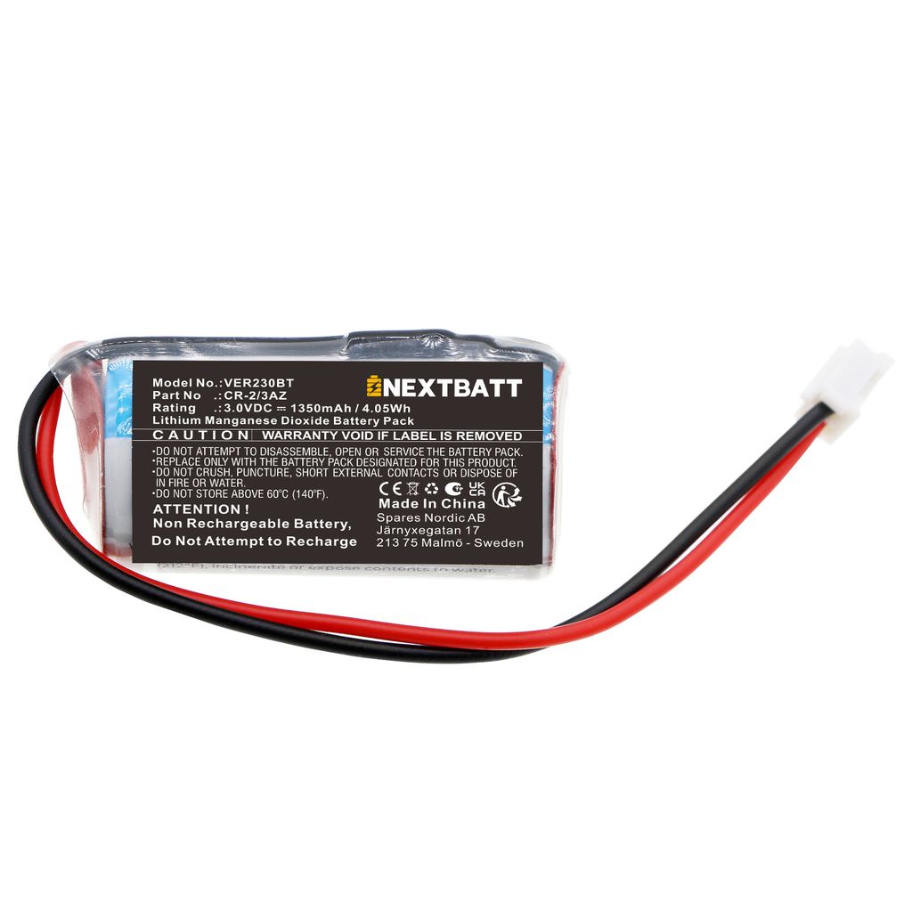 Batterij voor Verisure geluidsalarmen etc.