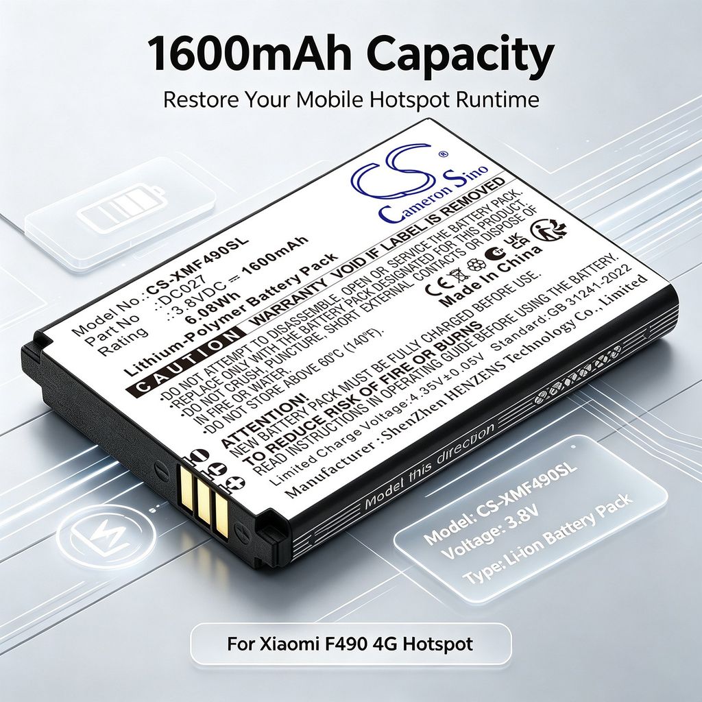 Xiaomi F490 4G, 3.8V, 1600mAh
