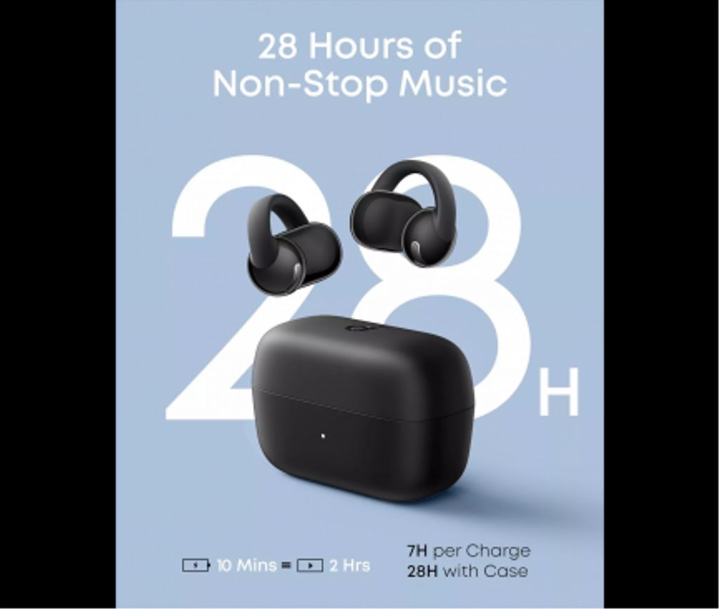 Anker Soundcore C50i trådløse hodetelefoner open-ear – svart